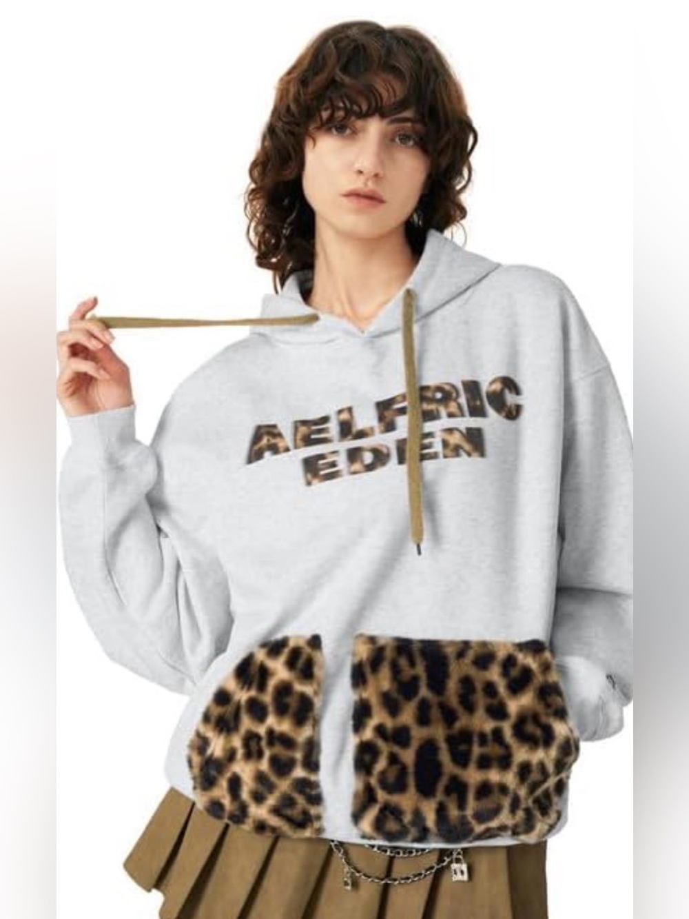 Like New Aelfric Eden Cheetah Print Hoodie